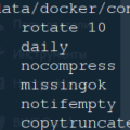 Logrotate Docker containers logs